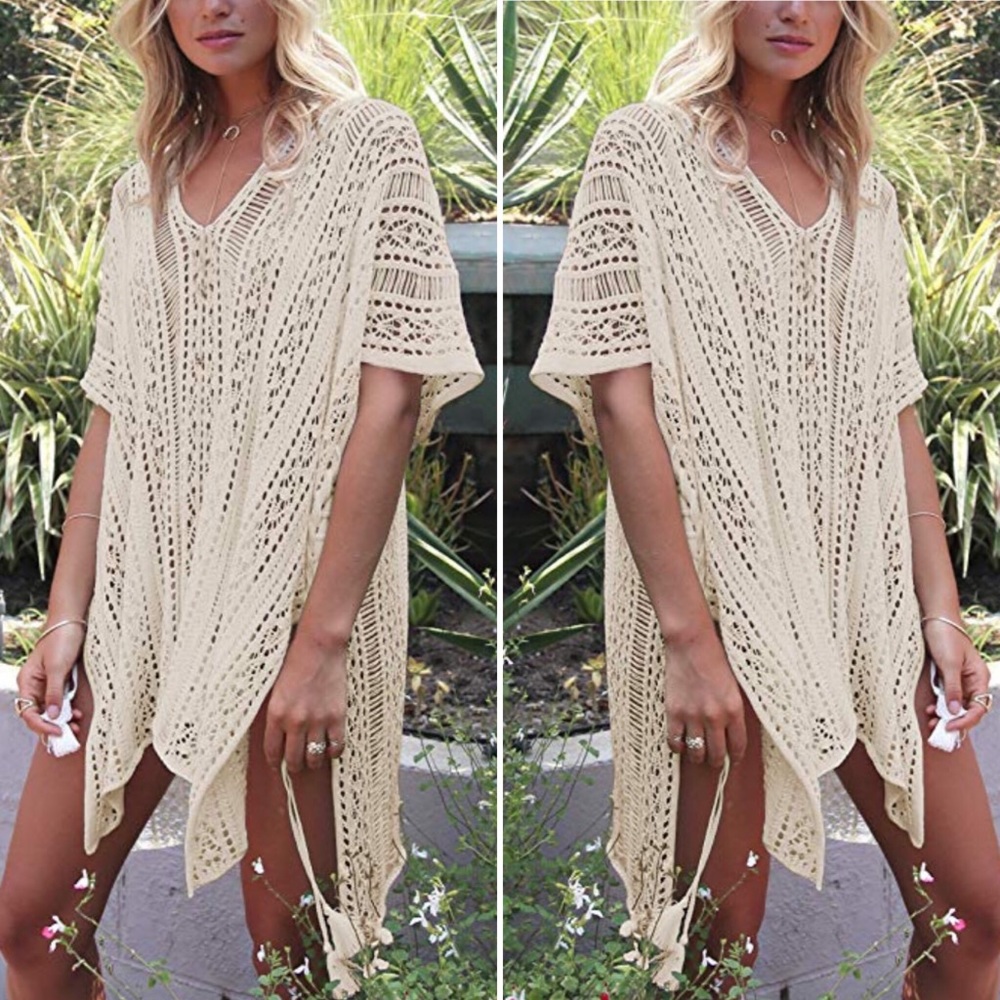 ✦NWT Knitted Beach Dress Swim Coverup✦ - Picture 2 of 3